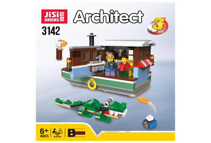 Конструктор JiSi Bricks (Decool) аналог LEGO 31093 Плавучий дом
