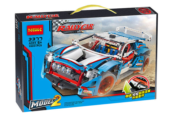 Конструктор Decool аналог LEGO 42077 Гоночный автомобиль
