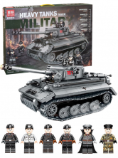 Конструктор MEI LIAN Немецкий танк PZ VI Ausf. E Tiger 1
