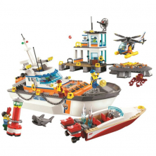 Конструктор BELA аналог LEGO CITY 60167 Штаб береговой охраны