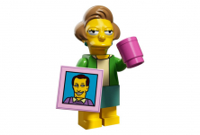 [без пакета] 71009-08 Edna Krabappel - Коллекционная минифигурка Лего Симпсоны - серия 2 71009-08