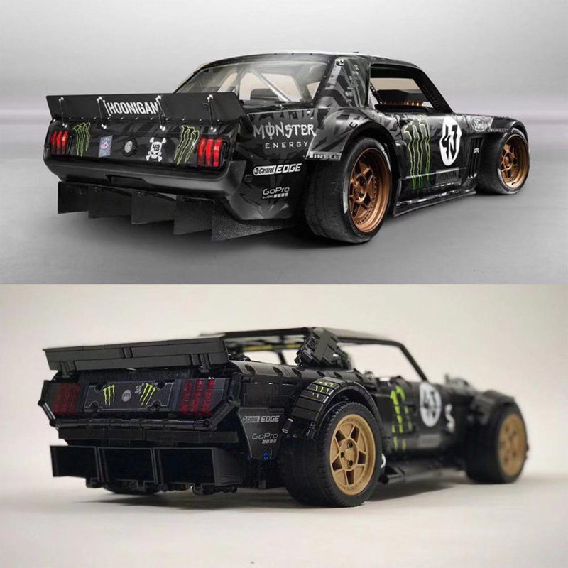 Конструктор Decool аналог Lego MOC-22970 Ford Mustang Hoonicorn V2