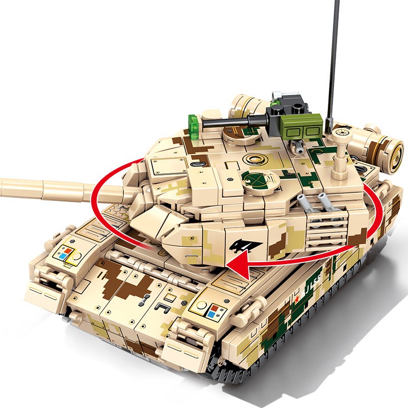 Конструктор Sembo Block Легкий танк Type 15