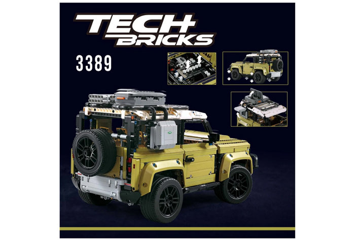 Конструктор JiSi Bricks (Decool) аналог Lego Technic 42110 Land Rover Defender