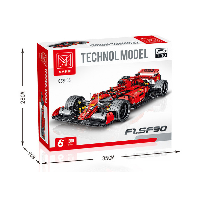 Конструктор MORK Гоночный болид F1 Red Equation Racing