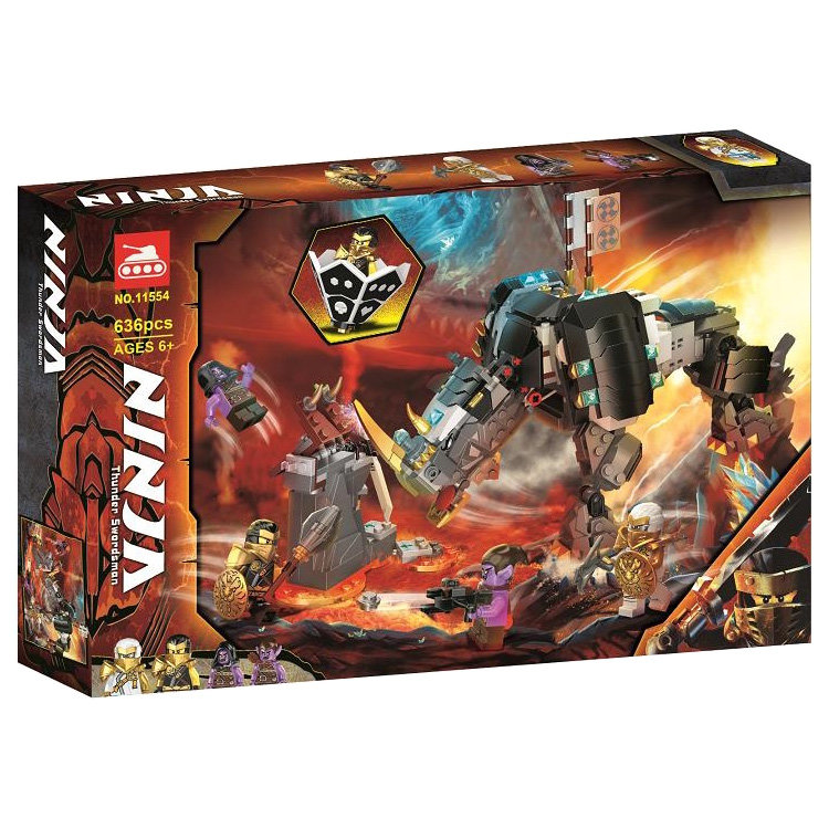 Конструктор LARI аналог Lego Ninjago 71719 Бронированный носорог Зейна