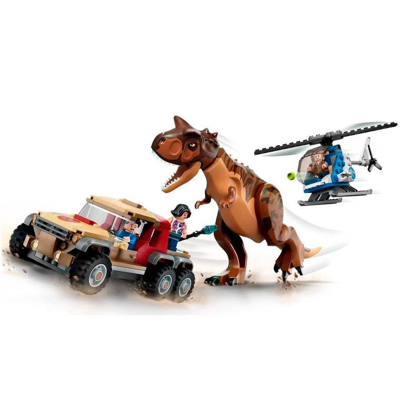 Конструктор аналог Lego Jurassic World 76941 Погоня за карнотавром