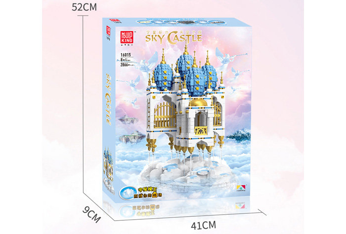 Конструктор Mould King Небесный замок (с LED-подсветкой)