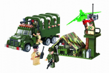 Конструктор Enlighten Brick Военный грузовик