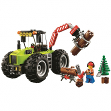 Конструктор аналог Lego City 60181 Лесной трактор