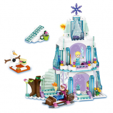 Конструктор BELA аналог Lego Disney Princess 41062 Ледяной замок Эльзы