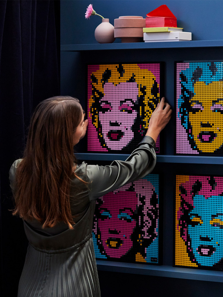 Конструктор аналог Lego Art 31197 Картина Мэрилин Монро Энди Уорхола