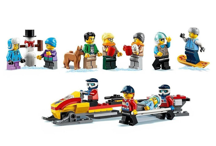 Конструктор аналог Lego City 60203 Горнолыжный курорт
