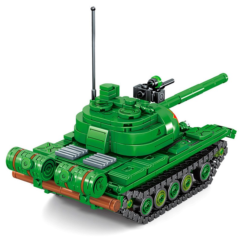 Конструктор Sembo Block Основной боевой танк Type 59