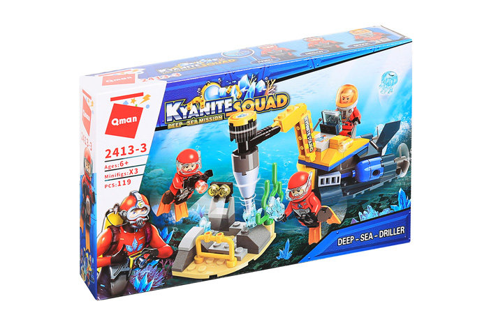 Конструктор Qman (Enlighten Brick) Глубоководная бурильная установка