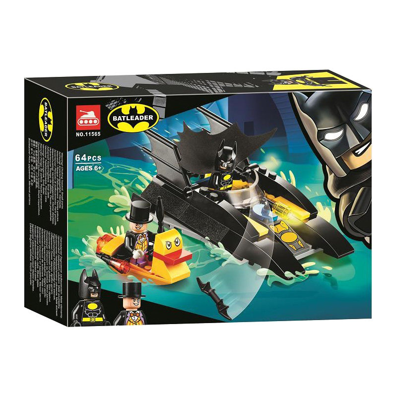 Конструктор аналог Lego Super Heroes 76158 Погоня за Пингвином на Бэткатере