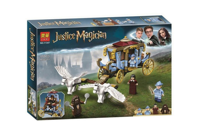 Конструктор LARI аналог LEGO 75958 Карета школы Шармбатон: приезд в Хогвартс