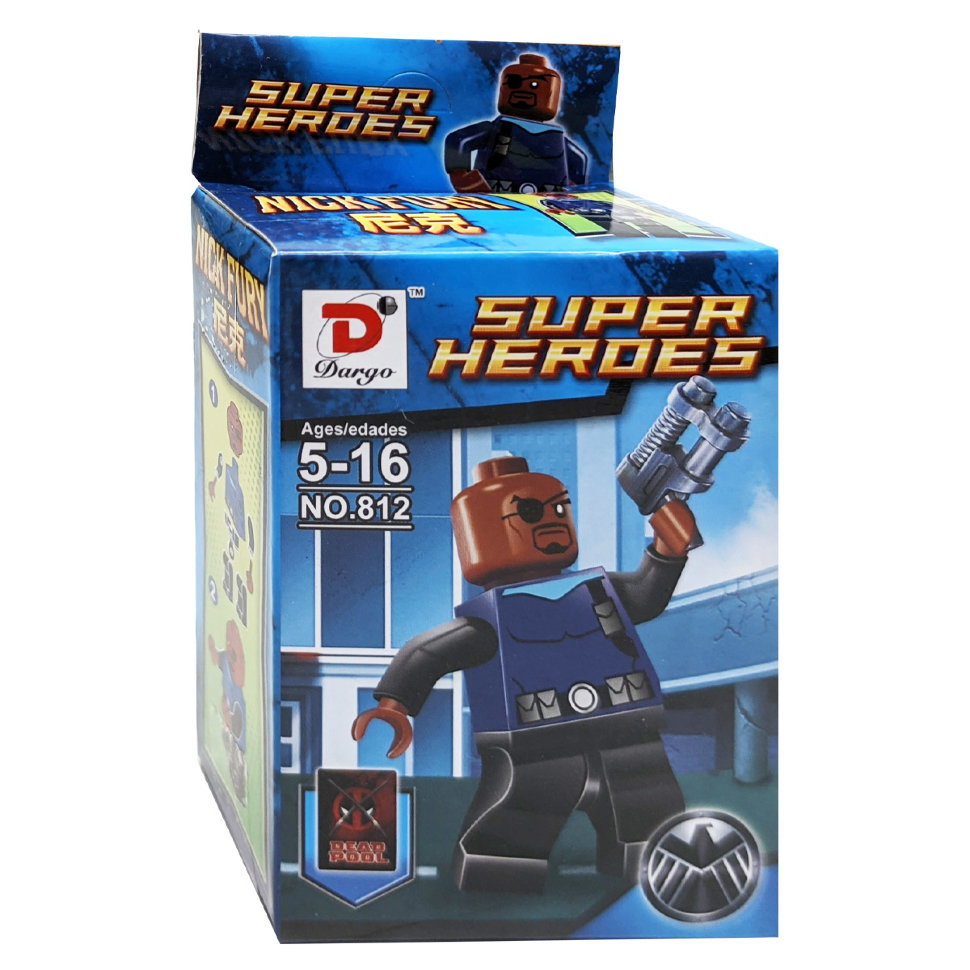 Конструктор Dargo Минифигурки супергероев 4 шт