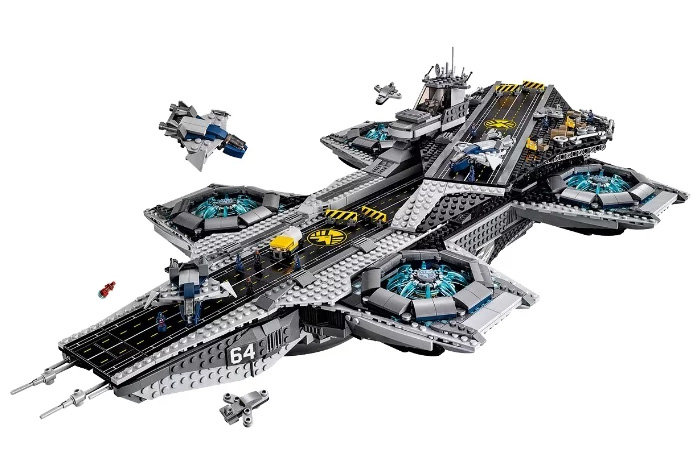 Конструктор JiSi Bricks (Decool) аналог LEGO 76042 Геликарриер