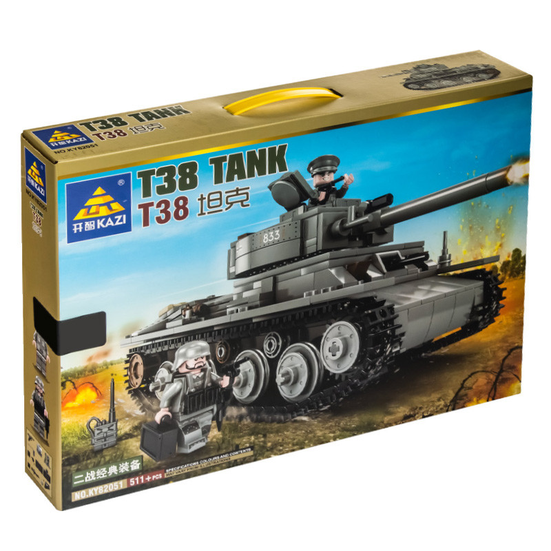 Конструктор KAZI Немецкий легкий танк Pz-38(t)