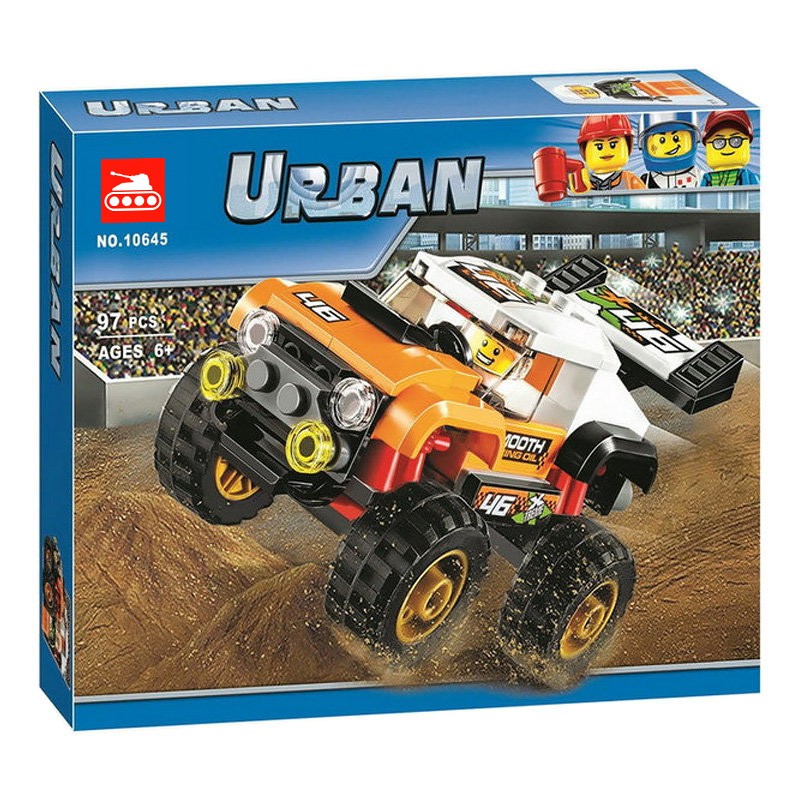 Конструктор аналог Lego City 60146 Внедорожник каскадера