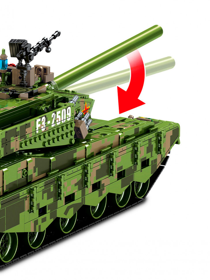 Конструктор Sembo Block Танк Type 99A на радиоуправлении