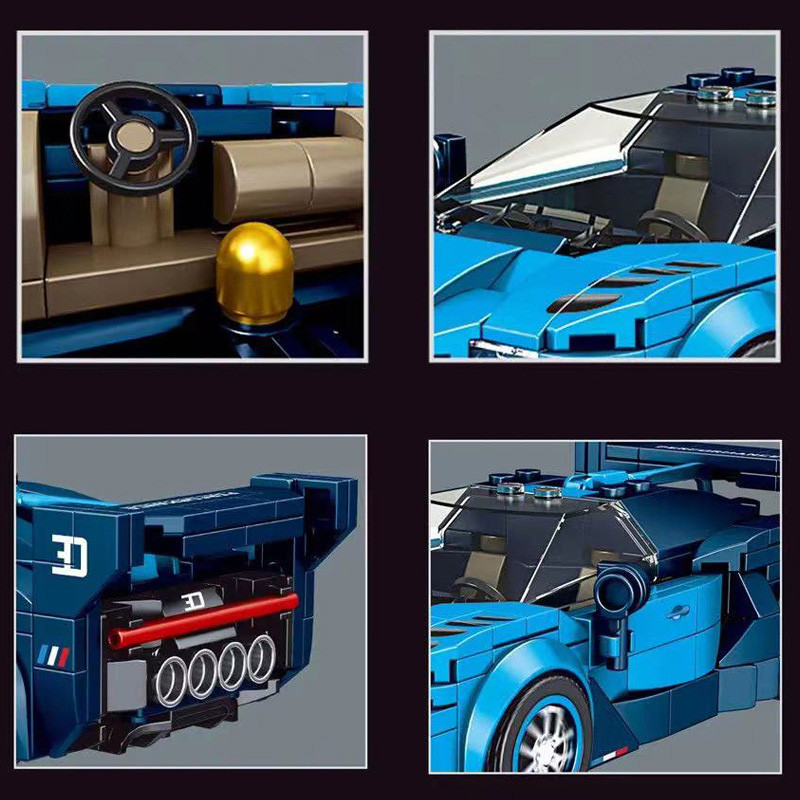 Конструктор Mould King Спорткар Bugatti Vision GT