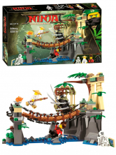 Конструктор аналог Lego Ninjago 70608 Битва Гармадона и Мастера Ву