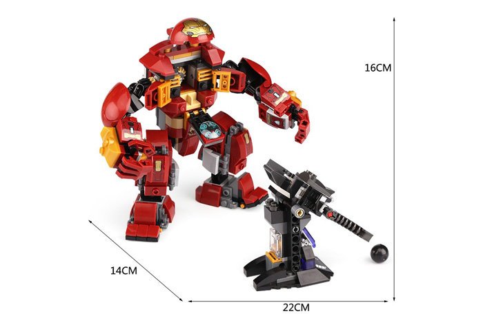 Конструктор BELA аналог Lego Super Heroes 76104 Бой Халкбастера