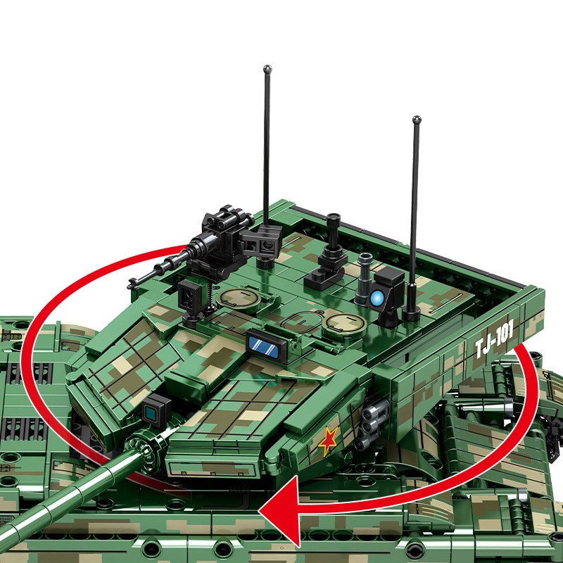 Конструктор Sembo Block Основной боевой танк Type 99A на радиоуправлении