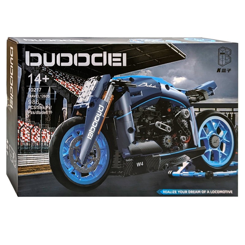 Конструктор Kbox Спортивный мотоцикл Ducati Diavel