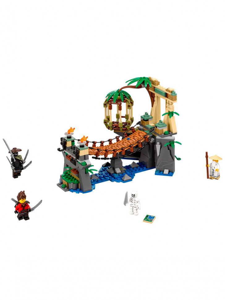 Конструктор аналог Lego Ninjago 70608 Битва Гармадона и Мастера Ву