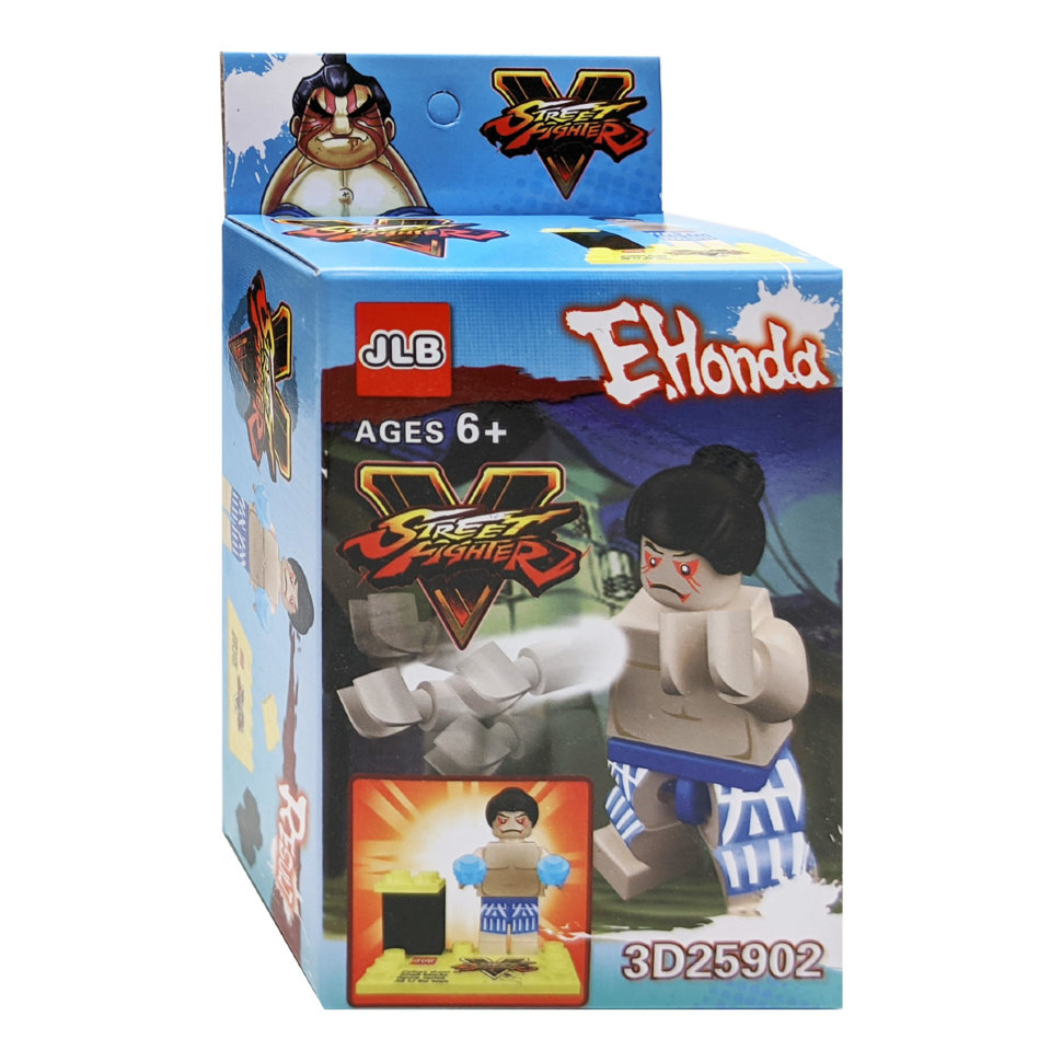 Конструктор JLB Минифигурки уличных бойцов Street Fighter 6 шт