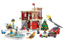 Конструктор BELA аналог LEGO 10263 Пожарная часть в зимней деревне