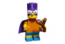 [без пакета] 71009-04 Bart Simpson - Коллекционная минифигурка Лего Симпсоны - серия 2 71009-04