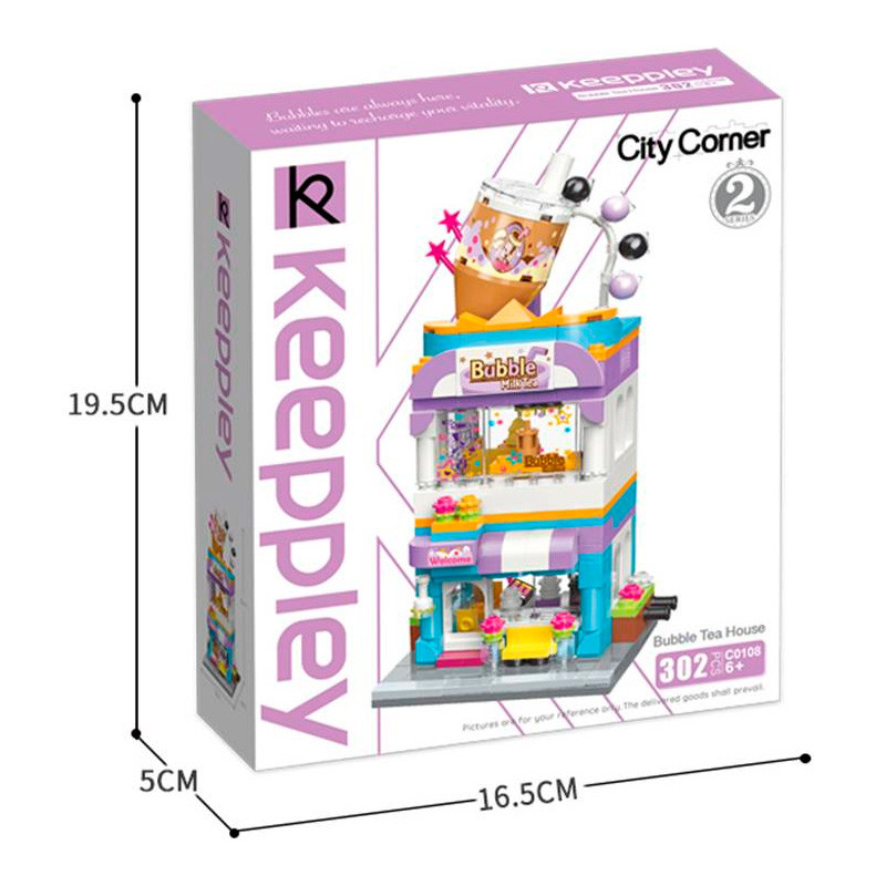 Конструктор Keeppley Мини город: Кафе Бабл Ти