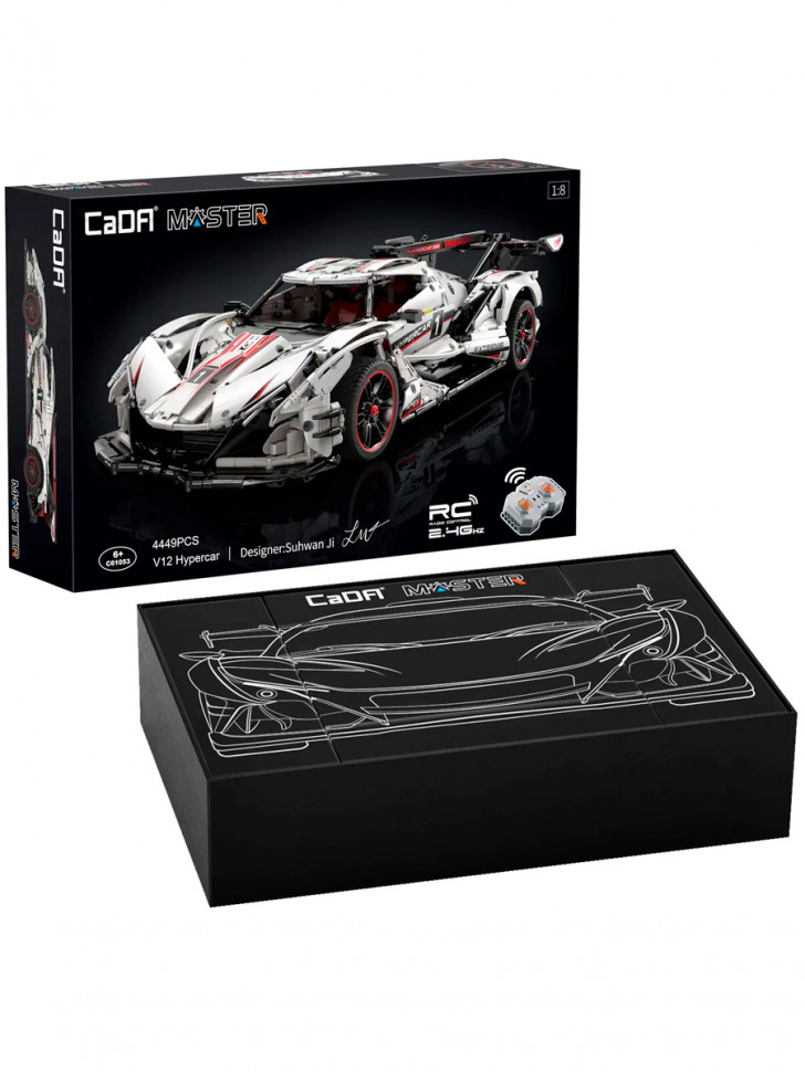 Конструктор CaDA Спорткар Apollo IE V12 Hypercar на радиоуправлении