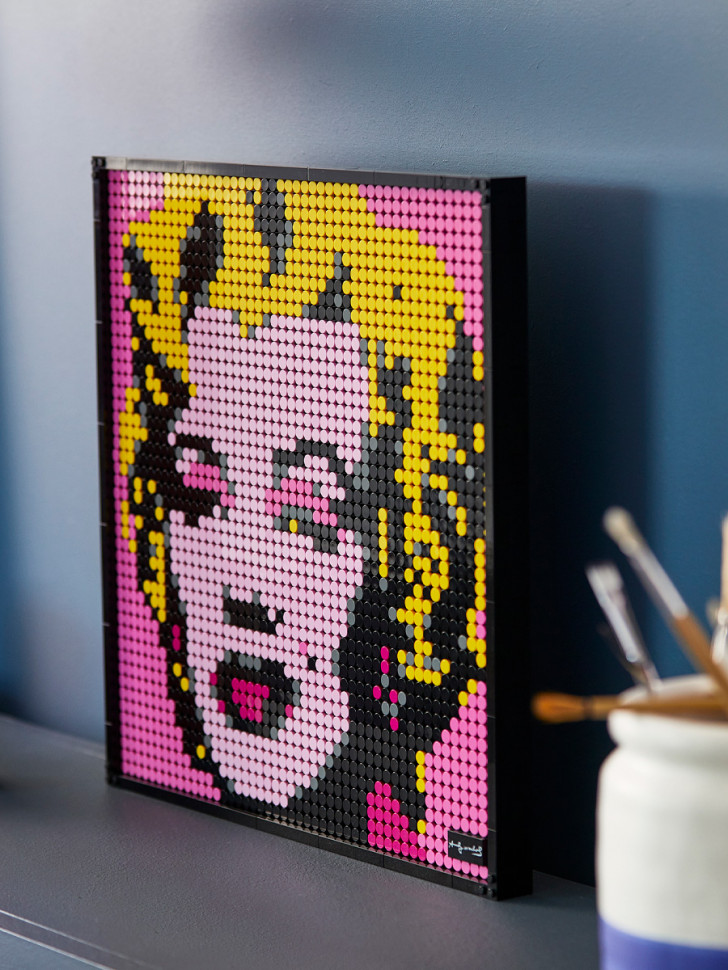 Конструктор аналог Lego Art 31197 Картина Мэрилин Монро Энди Уорхола