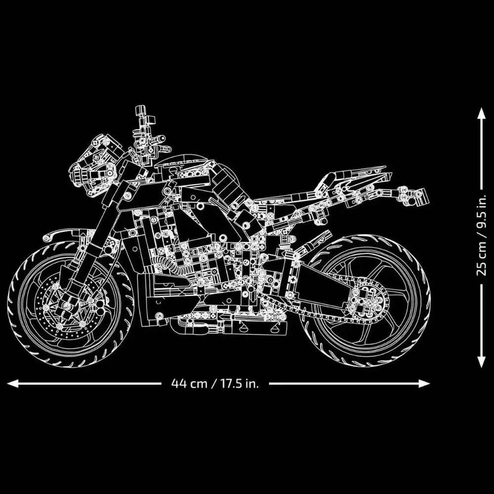 Конструктор Техник Мотоцикл Yamaha MT-10 SP Т7088/42159