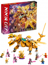 Конструктор аналог Lego Ninjago 71774 Золотой ультрадракон Ллойда