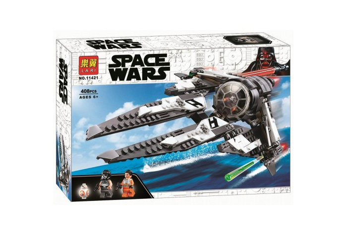 Конструктор LARI аналог LEGO 75242 Перехватчик СИД Чёрного аса