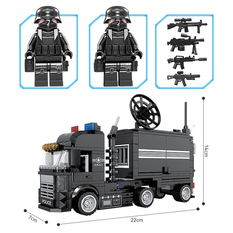 Конструктор KAZI Спецотряд SWAT: Командный центр