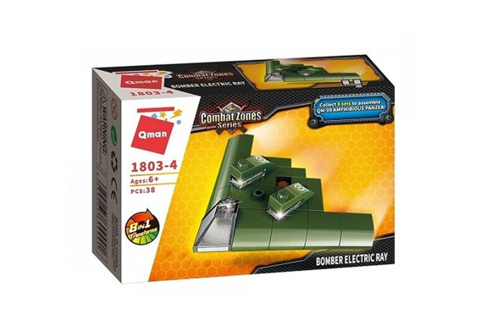 Конструктор Qman (Enlighten Brick) Стелс бомбардировщик