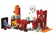 Конструктор BELA аналог Lego Minecraft 21122 Подземная крепость