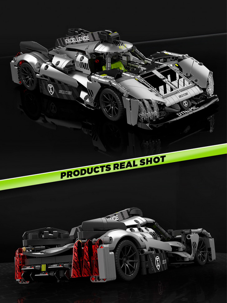 Конструктор Sembo Block Спорткар Peugeot Warrior