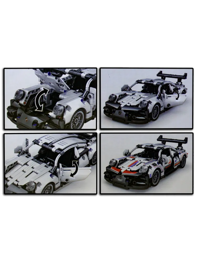 Конструктор JIQILE Technique Racing Car 48002 Гоночная машина - "Sportcar Porche 911"