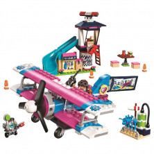 Конструктор аналог Lego Friends 41343 Экскурсия по Хартлейк-Сити на самолёте