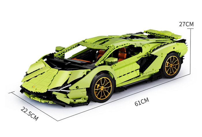 Конструктор Mould King Спорткар Lamborghini Sian FKP 37 (зелёный) Manual Version