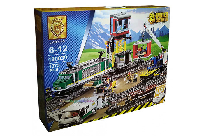 Конструктор Lion King (Lepin) аналог Lego City 60198 Товарный поезд
