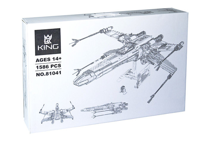 Конструктор King (Lepin) аналог Lego Star Wars 10240 Истребитель Red Five X-wing Starfighter